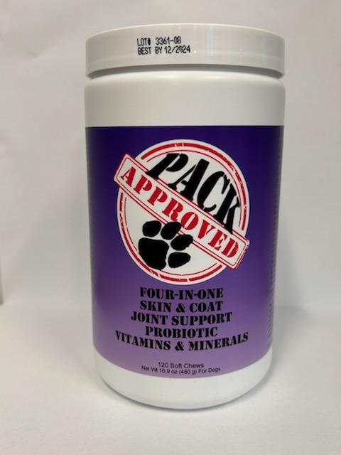 NutriVed Calcium Plus Chewable Vitamins For Dogs – 60 Count Bottle By Vedco