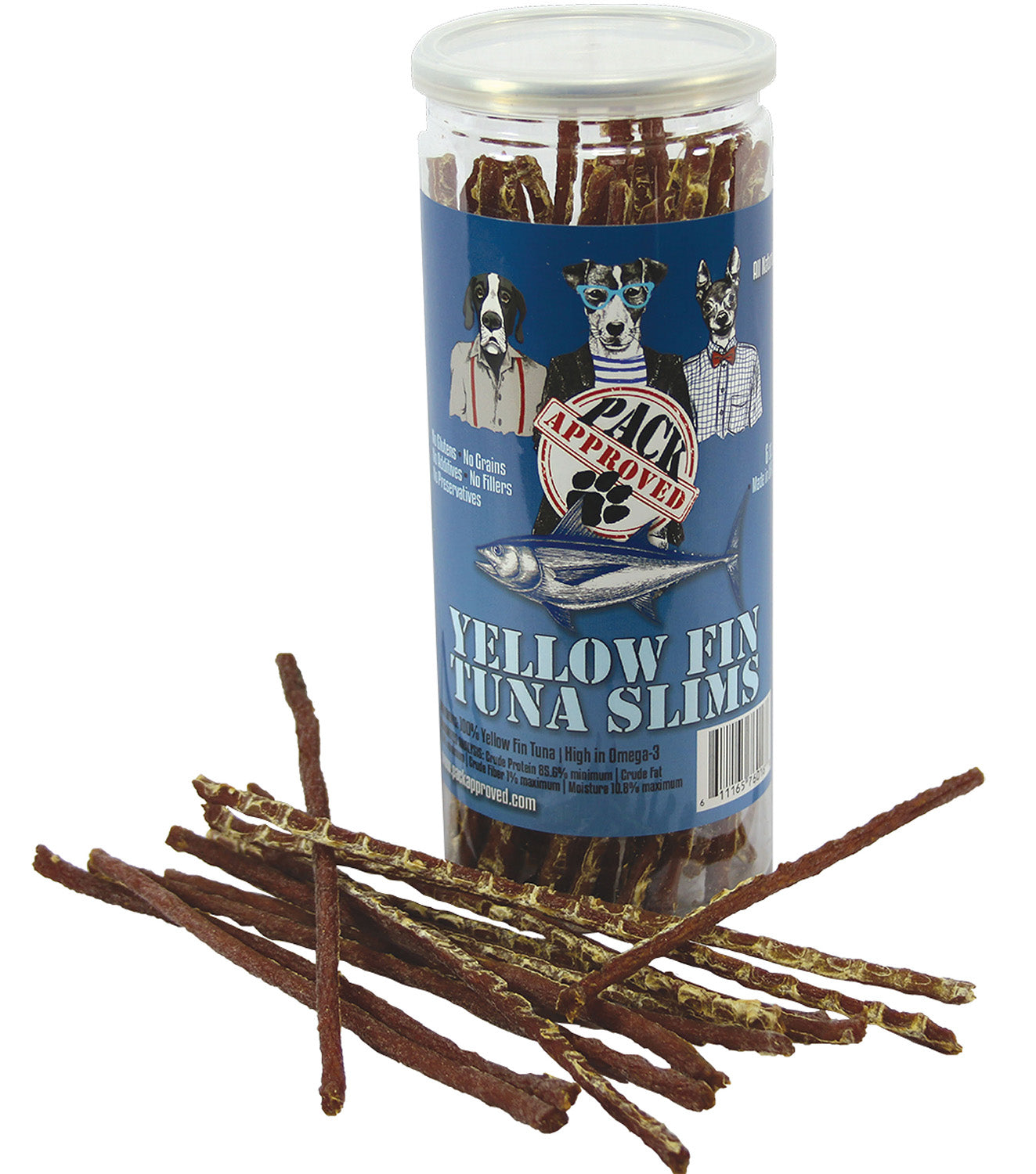 Yellowfin Tuna Slims Pack Approved Dog Treats